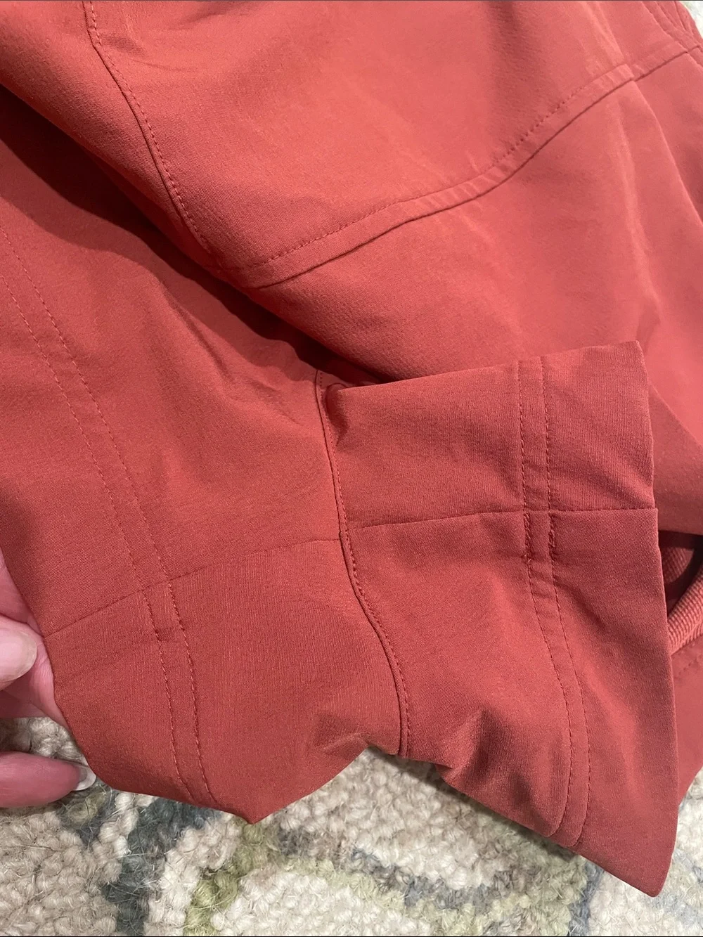 Old Navy Rust Red Athletic Skort with Drawcord Waist